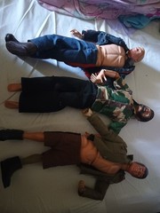 GI Joe Lot of 3 Vintage 1960’s 70’s Action Figures As Is