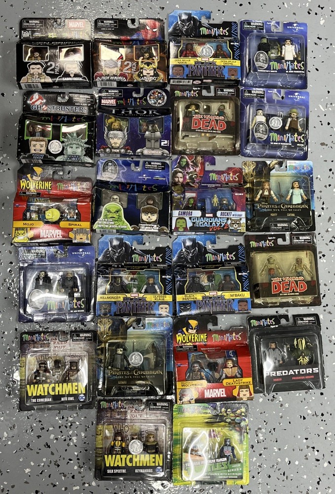 Minimates MIXED LOT OF 22 No Duplicates New In Boxes Free Shipping