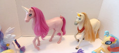 My Little Pony Lot of 18 Ponies Plus Maximus and Barbie Unicorn