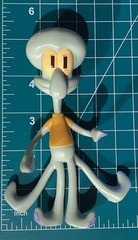 SpongeBob SquarePants Bend Ems Bendable Figure Lot of 2 SpongeBob Squidward 2022
