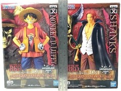 One Piece FILM RED Luffy Shanks Figure DXF THE GRANDLINE MEN Japan Free Shipping