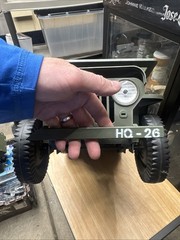 Vintage 1960’s G.I. Joe Military Jeep 7000 W/ Trailer, Spotlight, Cannon, Helm
