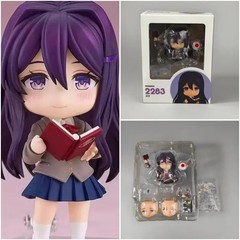 Doki Doki Literature Club! Yuri PVC Action Figure Statue Toys Gift w/Accessories