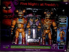 NEW FNAF Endo Series Collector Figures 3 Sets Roxanne, Freddy, Glamrock Chica