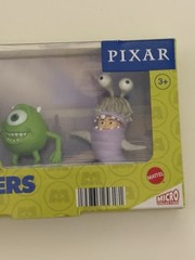 Disney Monster Pixar Set of 4 Figures 2″-3″ Mattel Micro Collection Toys AGES 3+