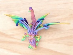 3d print, dragon, Armored Spike Dragon, for him, birthday gift, christmas