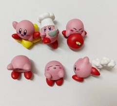 lot of 6 Kirby mini FIGURE 2cm-3cm #d2