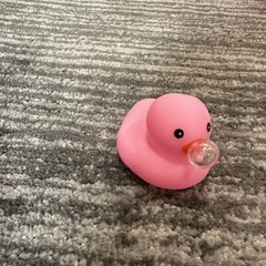Rubber Duck Pink Bubble Blowing Decor Car Home Office Cute Ornament Ducky New