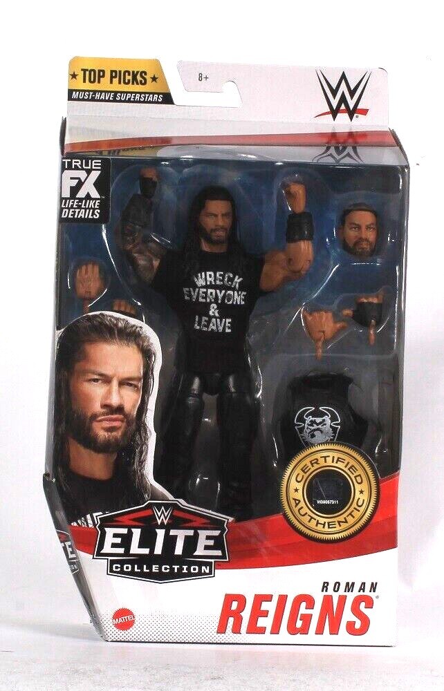 1 Ct Mattel WWE Elite Collection Roman Reigns Action Figure Age 8 Years & Up