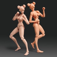 USA Romankey 1/12 Super Flexible PVC Pale Skin Female Action Figure Body Model