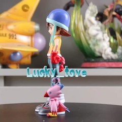 17cm Digimon Sora Takenouchi Piyomon Model Statue Figure Toy PVC Collection Toys