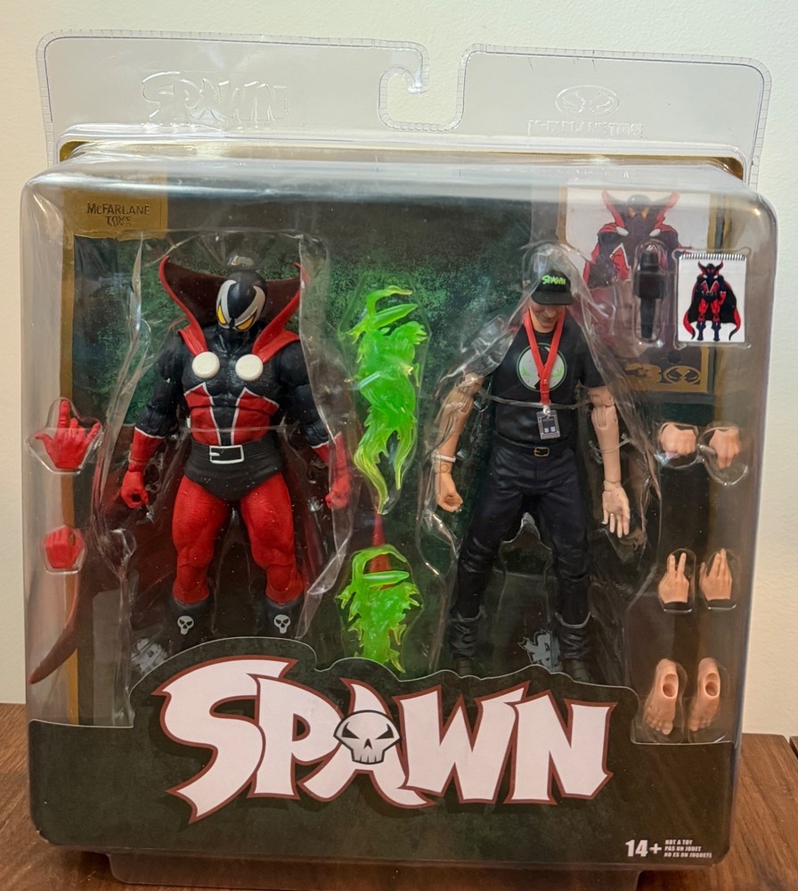 McFarlane Gold Label 30th Anniversary Spawn and Todd 7″ Action Figures 2-Pack
