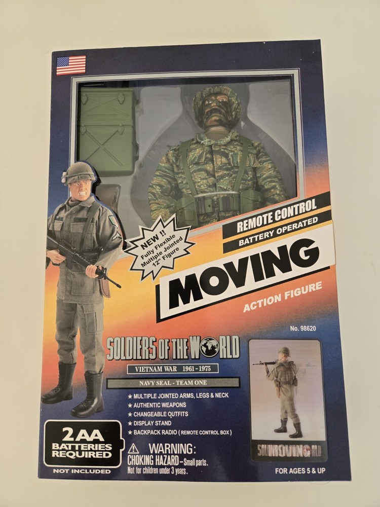Soldiers Of The World Remote Control Vietnam War Navy Seal Team One Figure 1999