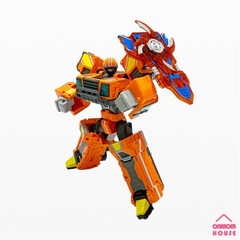 Metal Cardbot MEGATRUCKER Transformation Robot Action Figure Toy 2023