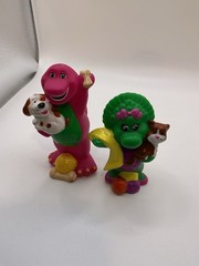 Barney And Baby Bop Small Cake Topper Vintage Figures