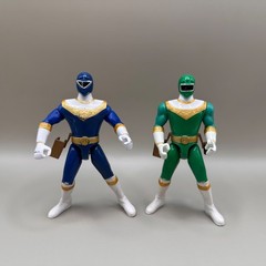 Lot of 11 Power Rangers Action Figures Zeo SPD Overdrive Megaforce and More