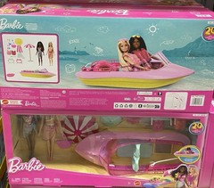 Barbie Lake Adventure Playset 20 Accessories Dolls Chairs Life Vests 1851598