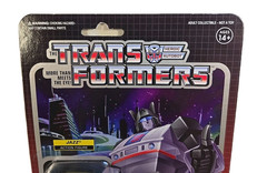 Brand New Transformers Jazz Action Figure From Super7 ReAction Wave 2.