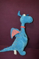 Disney Store Doc McStuffins Stuffy 13” Talking Blue Dragon Plush Works W5
