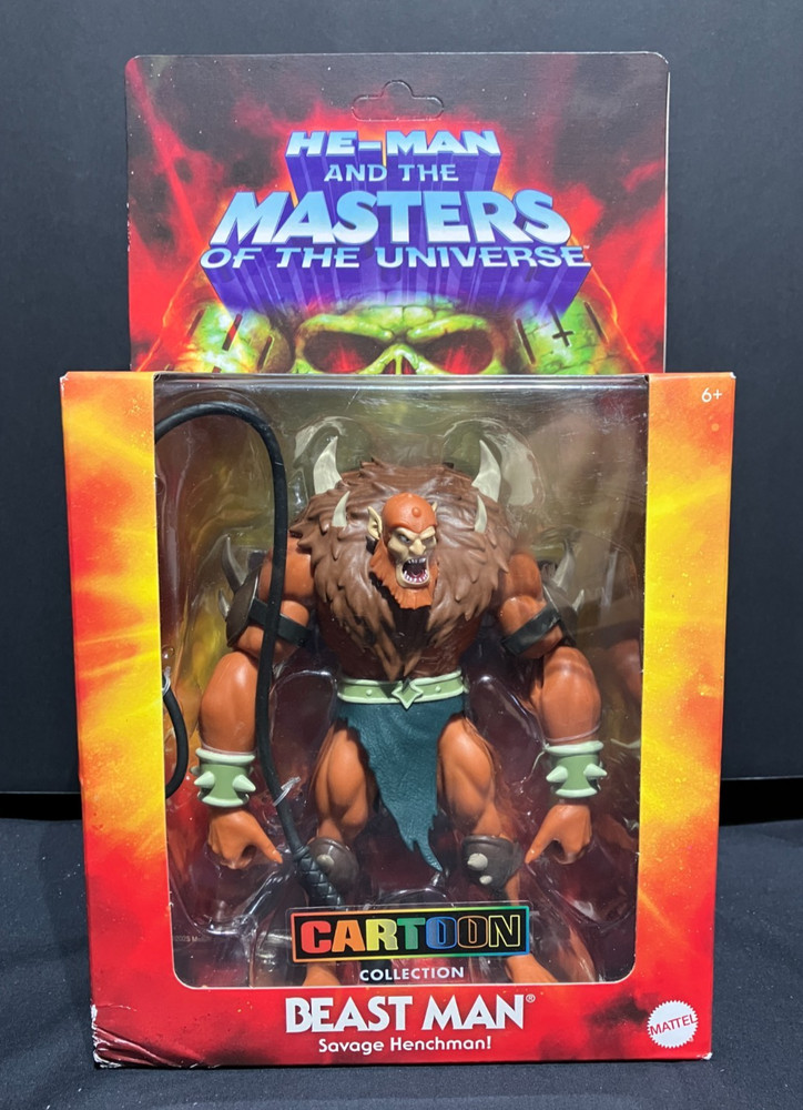 Masters of the Universe Origins Beast Man Cartoon Collection Figure 2025 Mattel