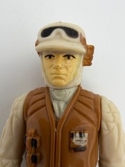 Vintage 1980 Kenner Star Wars Rebel Soldier Hoth Figure Black Rifle Included