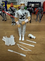 Gi Joe Lot of 8 Cobra F Factory Made BM Customs Firefly Snake Eyes Storm Shadow