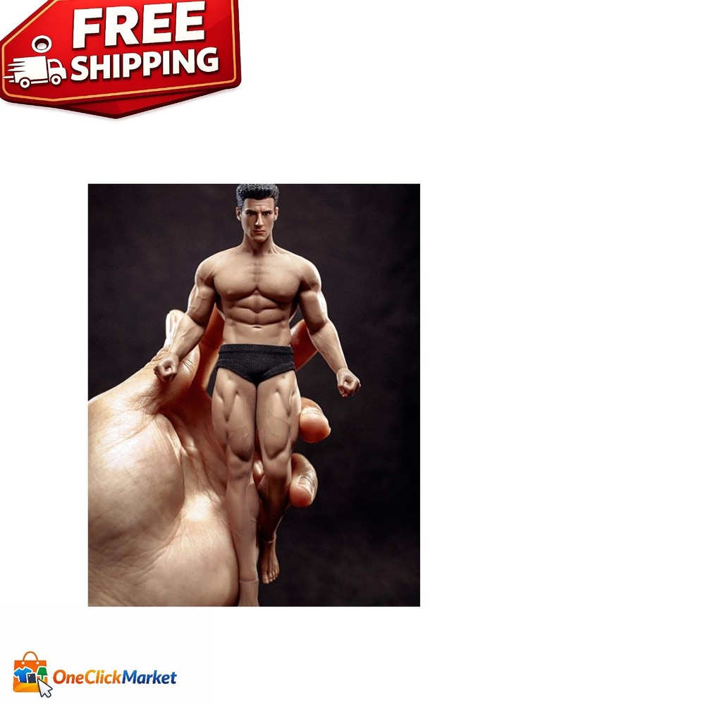6-Inch Male Action Figure with Flexible Silicone Body for Arts & Photography