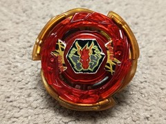 Storm Pegasus 10 Glaive Quick’ Red Gold + stickers Beyblade TAKARA TOMY BURST
