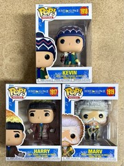 FUNKO POP ! Movies Home Alone 2 HARRY 1917 KEVIN 1918 & Marv 1919 LOT Set Of 3