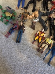 Lot Of 45 Vintage 90s Action Figures Kenner Hulk, Marvel, X-Men, And More
