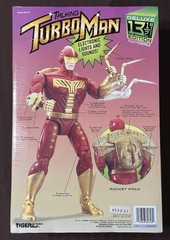 1996 Talking Turbo Man 13.5” Tiger Electronics Deluxe Edition Sealed