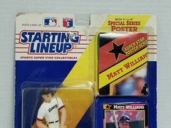 MATT WILLIAMS – San Francisco Starting Lineup SLU MLB 1992 Figure, Poster, Card