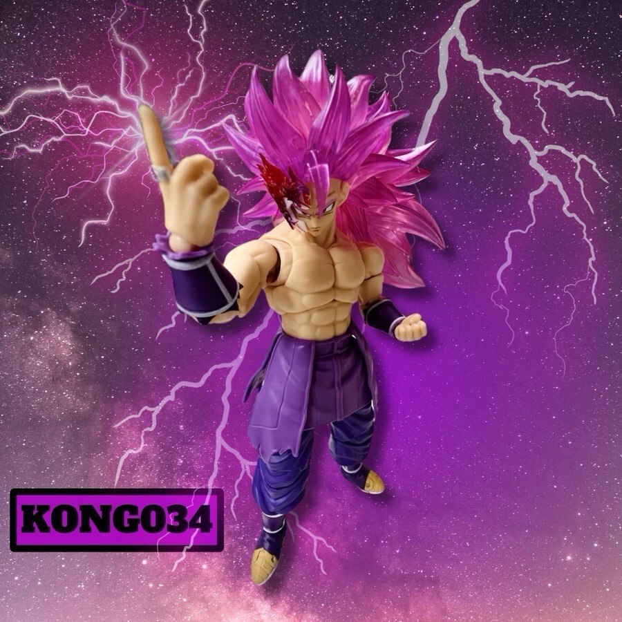 SH Figuarts Beast Deities Kong Studios K045 SSJ3 Time Breaker Goku Black