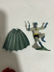 Rare Vintage 1966 Ideal Toys DC Comics Heroes Set – Batman, Superman, Flash etc