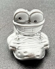 Zuru Smashers Series 1 Sport Super Rare Silver Goldy #6 Mini Figure Collectible