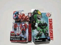 Transformers Robots in Disguise Grimlock + Micronus Action Figures 2014-2017 NEW