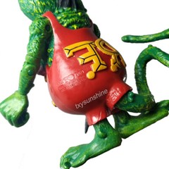 Ed Roth 2001 Moon of Japan ART STORM RAT FINK Movable Action Figure 3.5in No Box