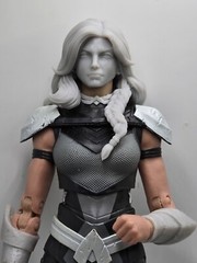 3d Printed SONJA THE WARRIOR LARGE HEAD#1 1:10 7″ SELECT DC MULTIVERSE SCALE