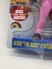 Mattel WWE Superstars Jesse “The Body” Ventura Blue Card Figure + Poster LJN