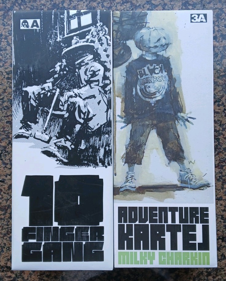 3A Adventure Kartel Figures 10 Finger Gang and Milky Charkin.