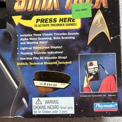 Playmates Classic Star Trek Science Tricorder Open Box