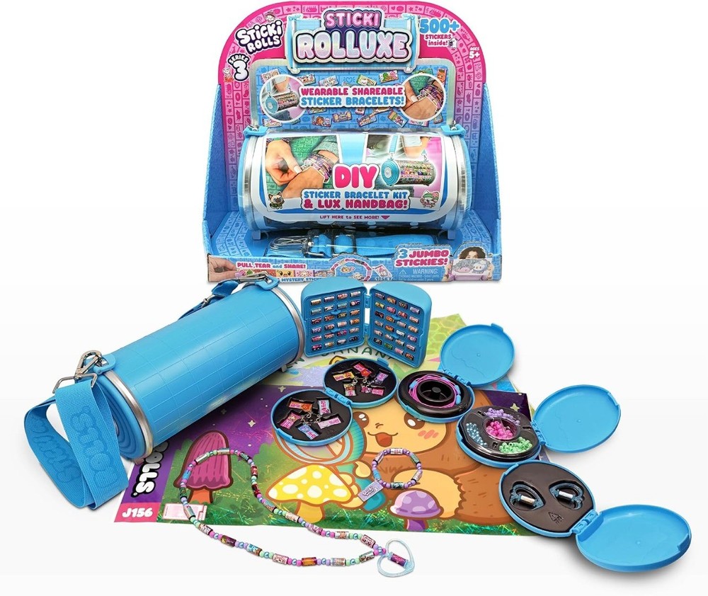 Sticki Rolls Sticki Rolluxe Series 3 Handbag Carry Case Sticker Jewellery Craft