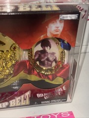 Jakks Pacific Rocky Balboa Championship Belt Sylvester Stallone AFA 85 NEW 🔥