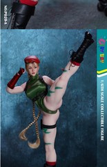 PLAY TOY Cammy White Street Fighter 1/6 Action Figures Skeleton body 12” VER. A