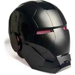 Iron Man MK5 Black 1:1 Helmet Wearable Voice-control Open&Close Cosplay Mask