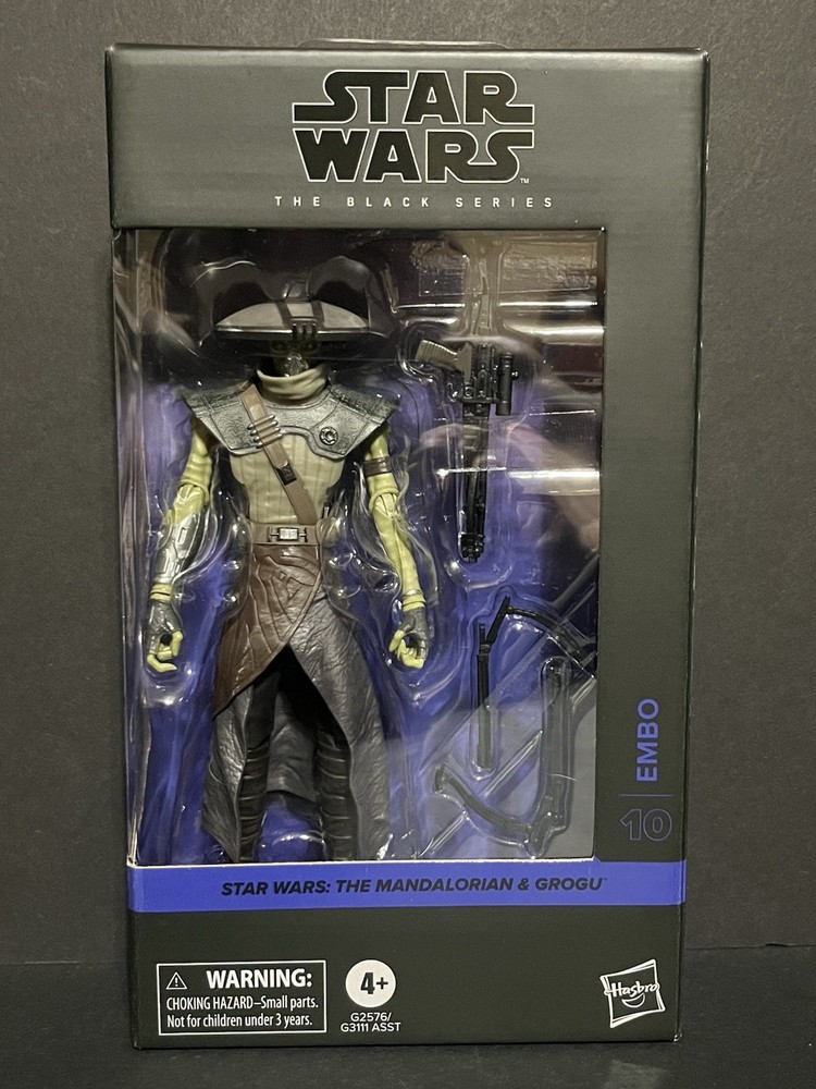 STAR WARS BLACK SERIES EMBO THE MANDALORIAN & GROGU FIGURE #10 IN STOCK. WOW!