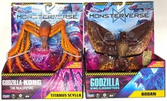 Lot of 2: 2025 Godzilla x Kong The New Empire RODAN 6″ + Titanus Scylla Figure