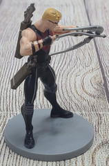 Disney Store Marvel Avengers Hawkeye Figure Cake Topper Black Red Silver 3.5″