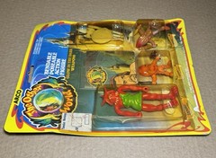 Vintage Arco The Other World Zendo Carded Action Figure w/ Jipps Mogs Weapons