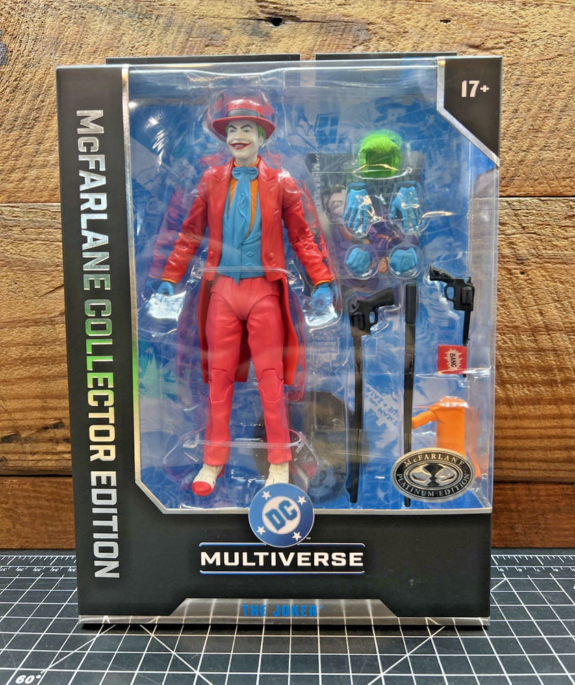 DC McFarlane Multiverse Platinum Edition Joker #57 Batman ’89 SEALED Figure